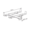 Imagen de Soporte blanco Microondas SBR3.6
