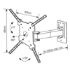 Imagen de Soporte articulado 10" a 55" 1030