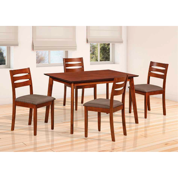 Imagen de Juego comedor Felicia Crisantemo 1+4
