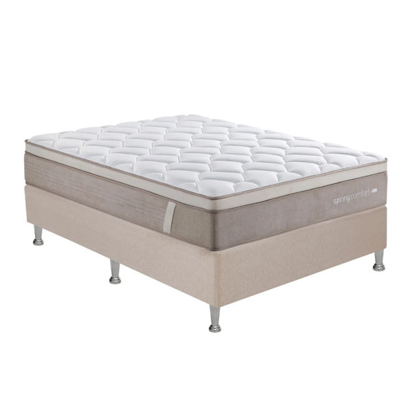Imagen de Set sommier Divino Contour-Arena 138 x 188 pocket