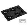 Imagen de Horno empotrar combo Mueller + anafe mueller + campana curva inox