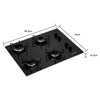 Imagen de Horno empotrar combo Mueller + anafe mueller + campana curva inox