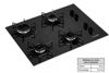 Imagen de Combo Horno Eléctrico De Empotrar Y Anafe 4 Hornallas Negro