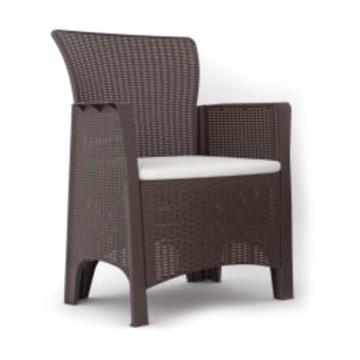 Imagen de Juego exterior TROYA 2 butacas + mesa 2 almohadones 2 cajas