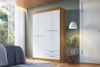 Imagen de Ropero arteca 4 puertas 2c 2bultos 470-60-4 beige blanco