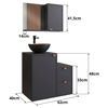 Imagen de Muebles baño Artecasa 1415-62 ELECTRA Grafito