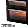 Imagen de Cocina combinada Enxuta CENXDH6413I INOX doble horno 3 gas y 1 disco