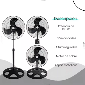 Imagen de Ventilador Daewoo 3 EN 1 DASF31