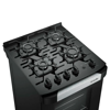 Imagen de Cocina a gas supergas Mueller DECORATO VETRO NEGRO 4h 610001545